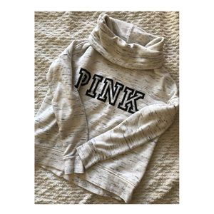 PINK Cowl Neck Sweatshirt
